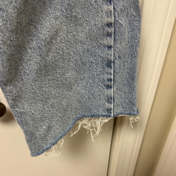 NWOT | Zara high rise Z1975 straight leg jeans, mid blue size 8 - Picture 4 of 9